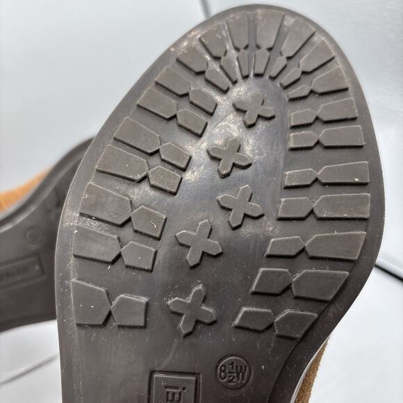 Isaac Mizrahi Live Women’s Brown Suede Side‑Zip Buckle Ankle Booties US 8.5 W - Picture 11 of 14